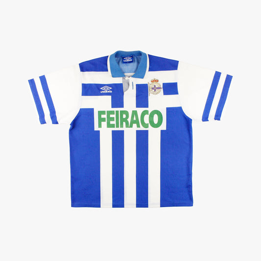 Deportivo La Coruña 92/94 • Camiseta Local • XL