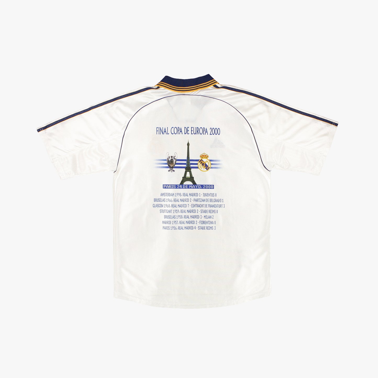 Real Madrid 98/00 • Camiseta Local *Edición Especial Final Copa de Europa* • M