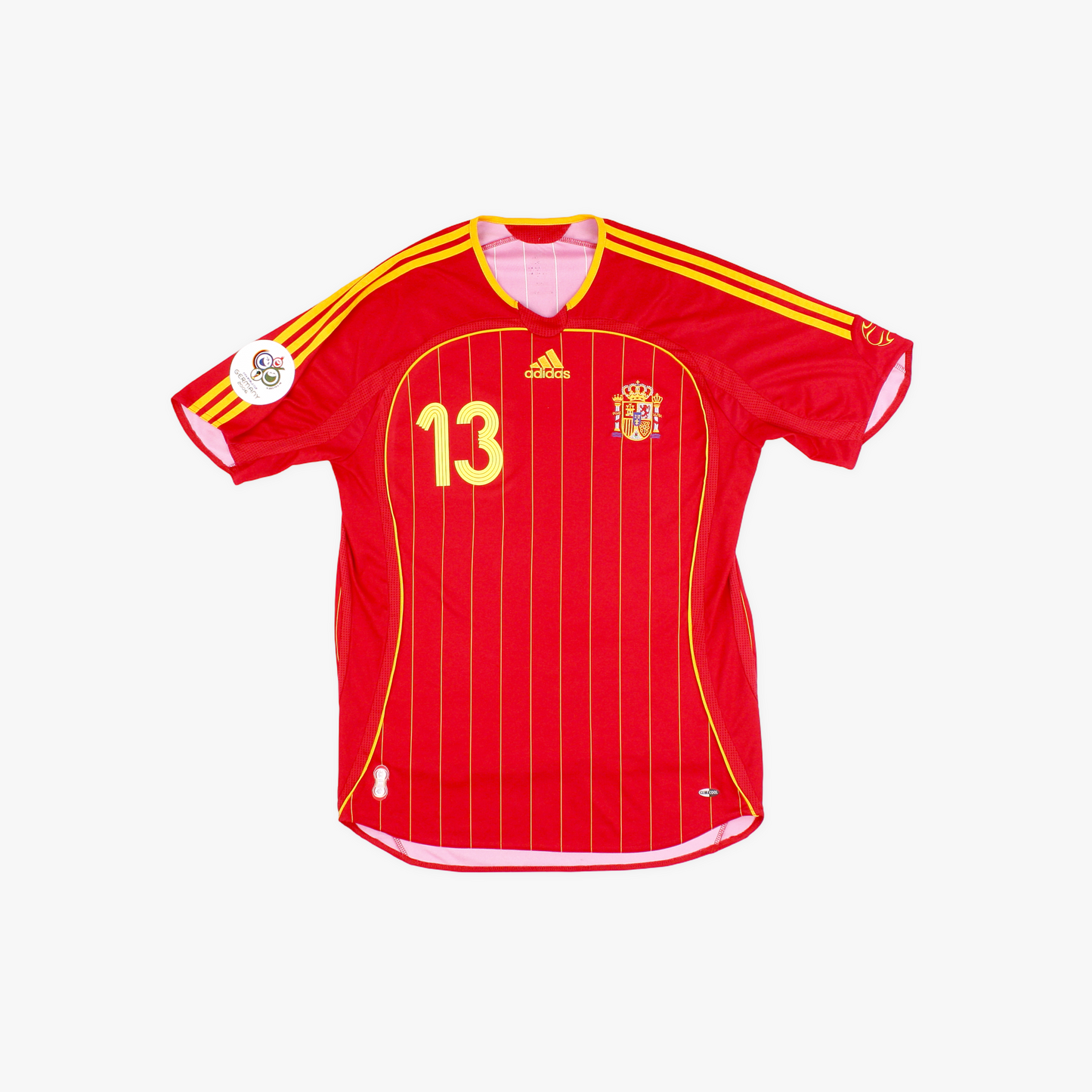 Spain 06/08 • Home Shirt • M • Iniesta #13