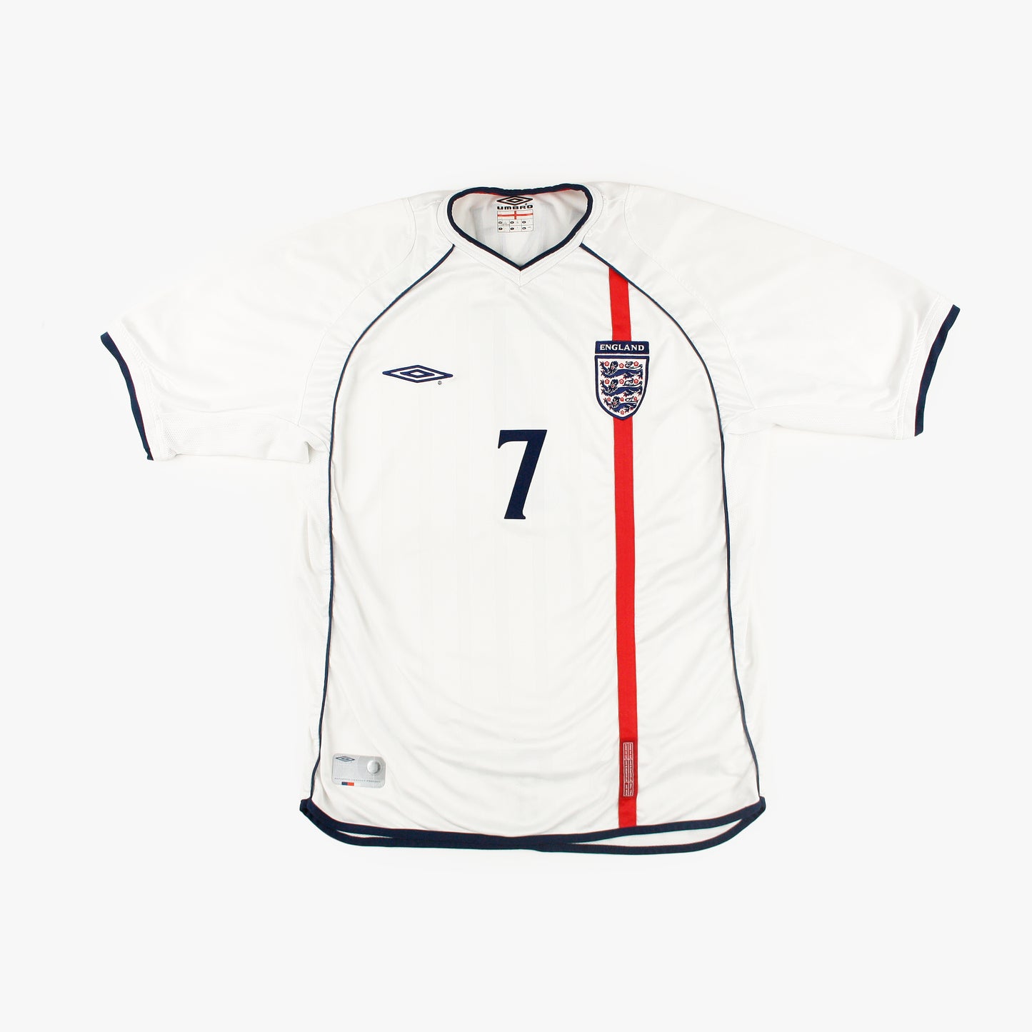England 01/03 • Home Shirt • L • Beckham #7