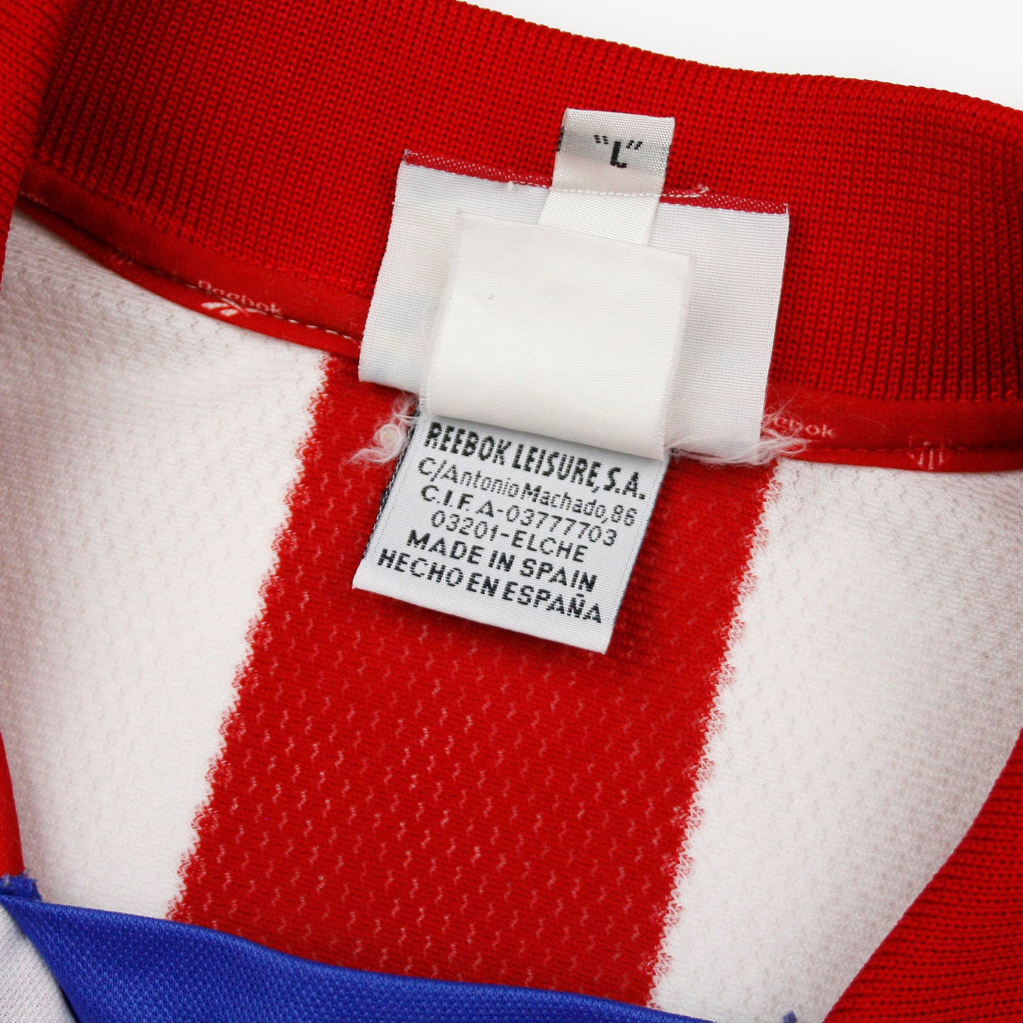 Atlético Madrid 98/99 • Camiseta Local • L