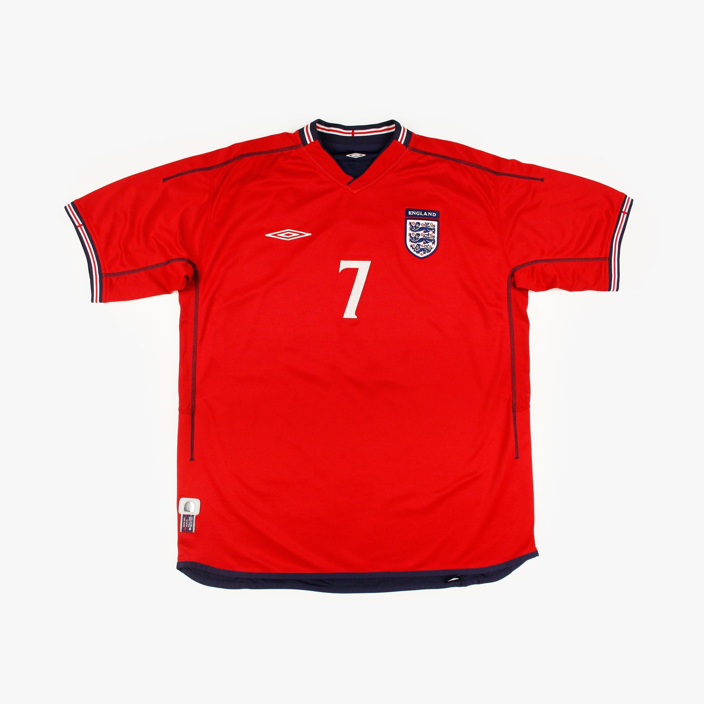 Inglaterra 02/04 • Camiseta Visitante • L • Beckham #7