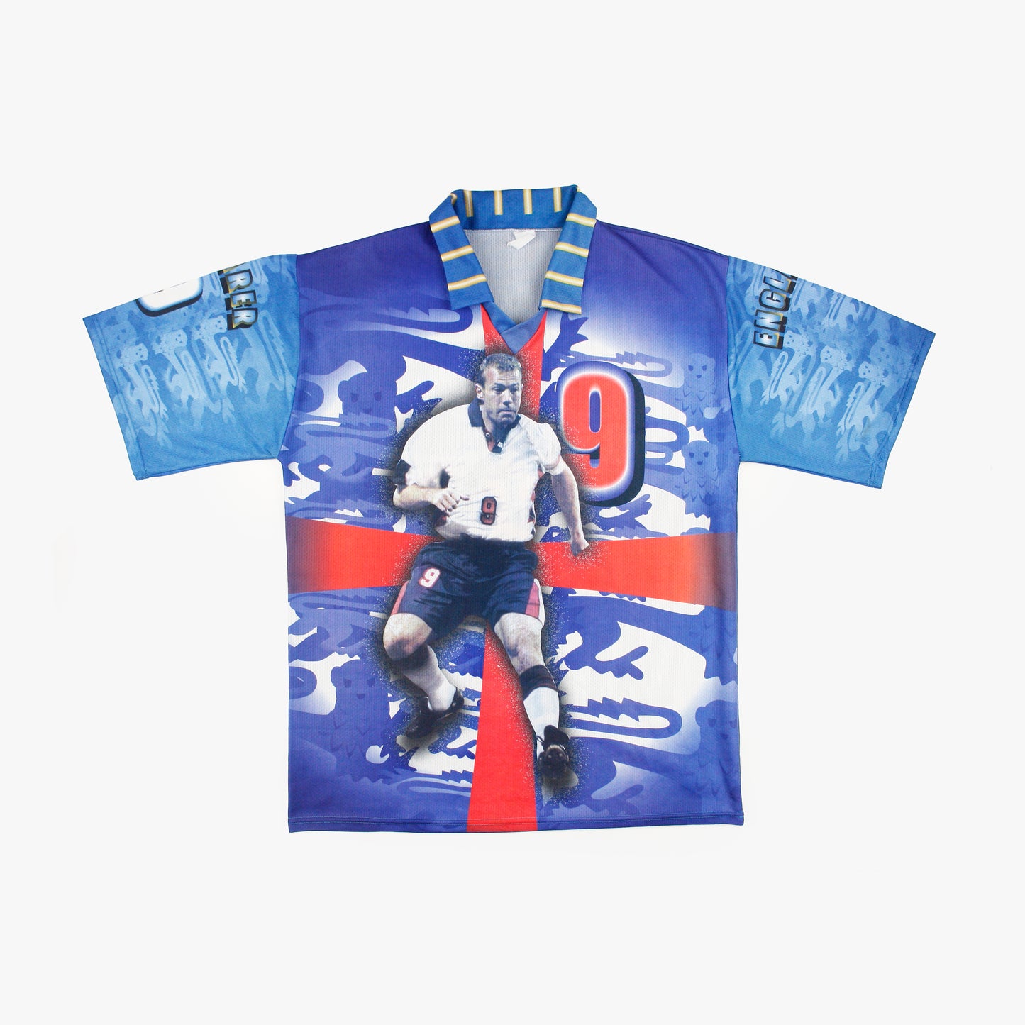 Inglaterra 90s • Camiseta Bootleg • L • Shearer #9