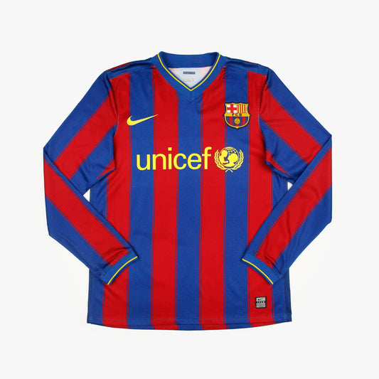 Barcelona 09/10 • Camiseta Local *Versión Jugador* • S