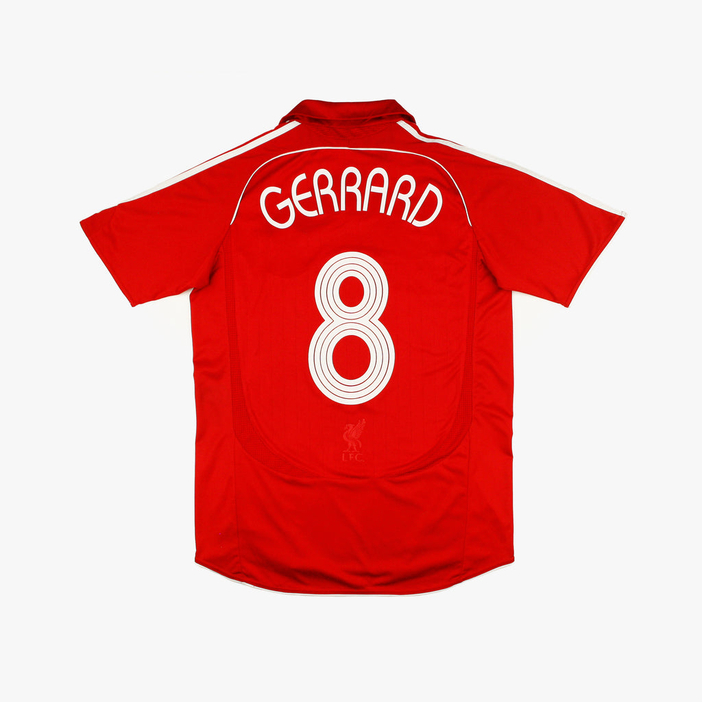 Liverpool 06/08 • Home Shirt • M • Gerrard #8 – Real Vintage Football