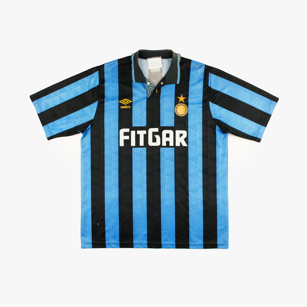 Inter Milan 91/92 • Home Shirt • XL – Real Vintage Football