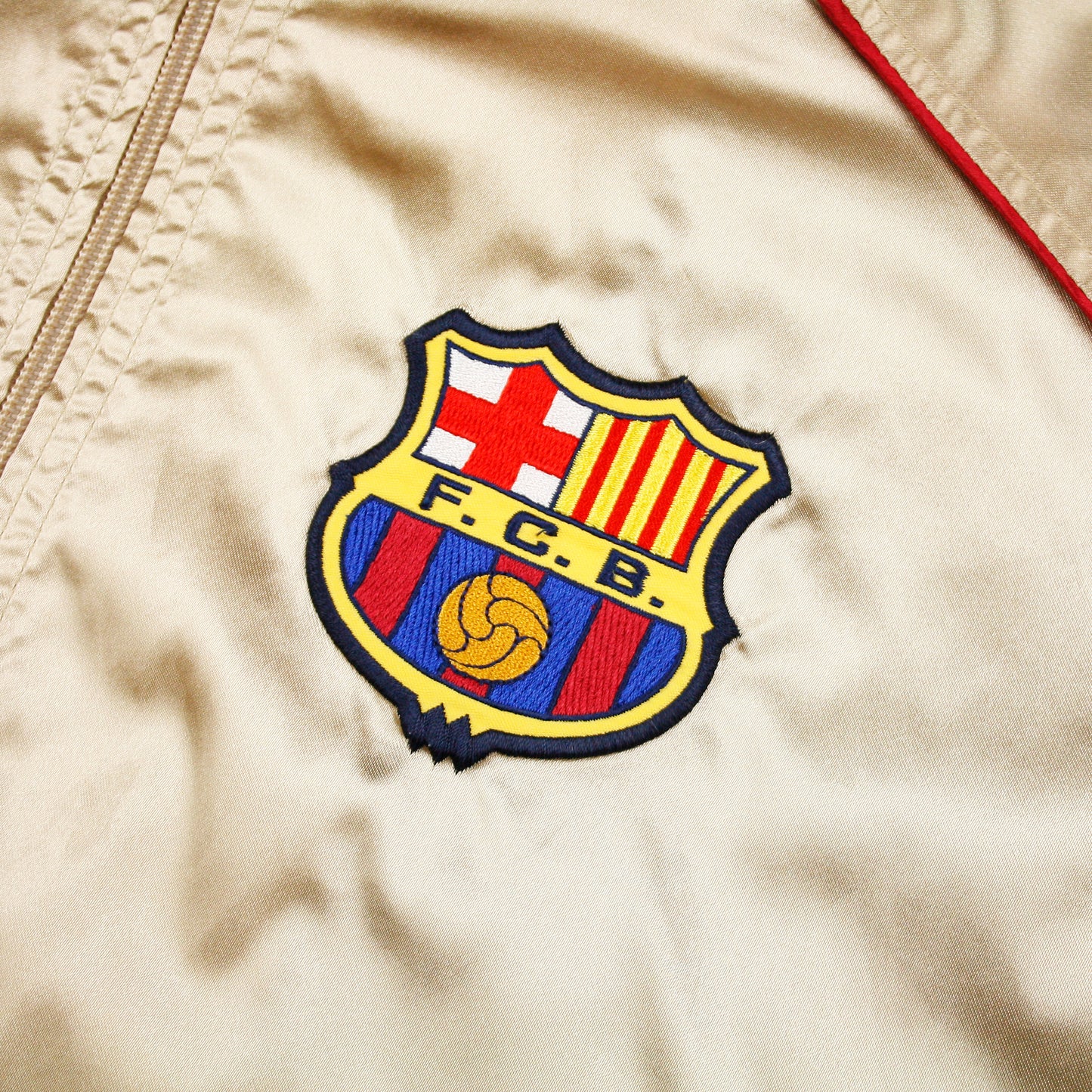Barcelona 01/02 • Gold Track Jacket • S (M)