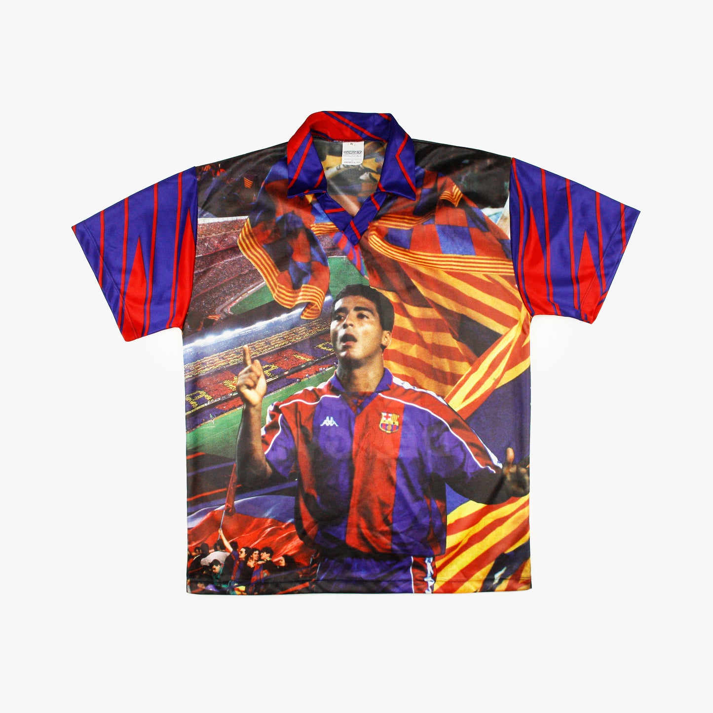 Barcelona 90s • Camiseta Bootleg *Firmada* • XL • Romário #10