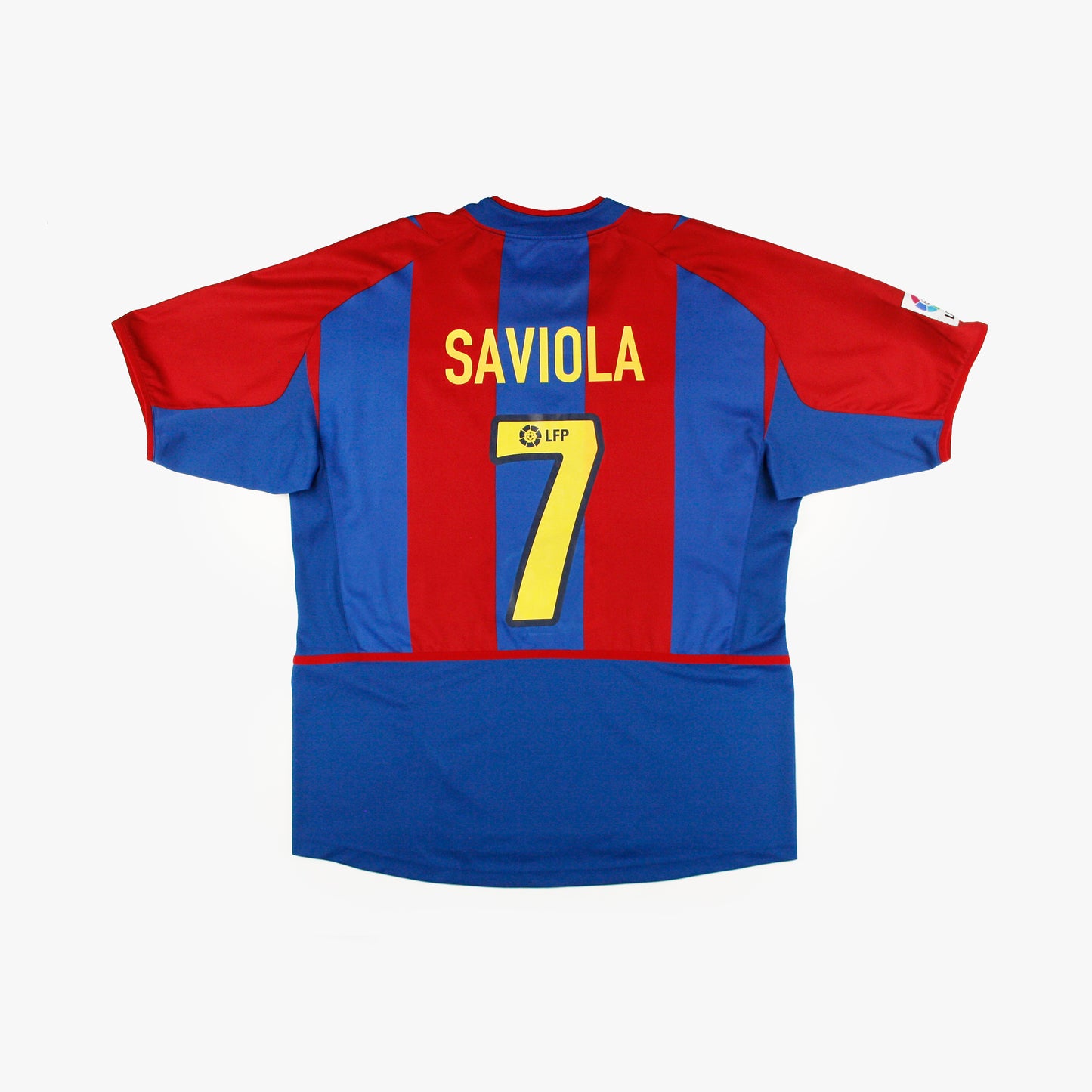 Barcelona 02/03 • Camiseta Local • L • Saviola #7