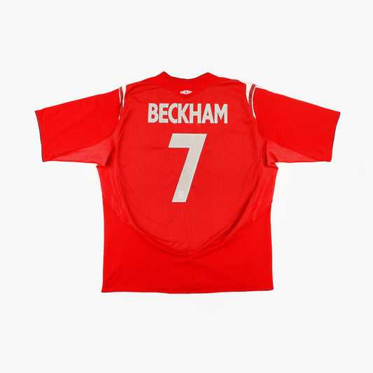 England 04/06 • Away Shirt • XL • Beckham #7