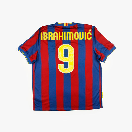 Barcelona 09/10 • Home Shirt • L • Ibrahimović #9