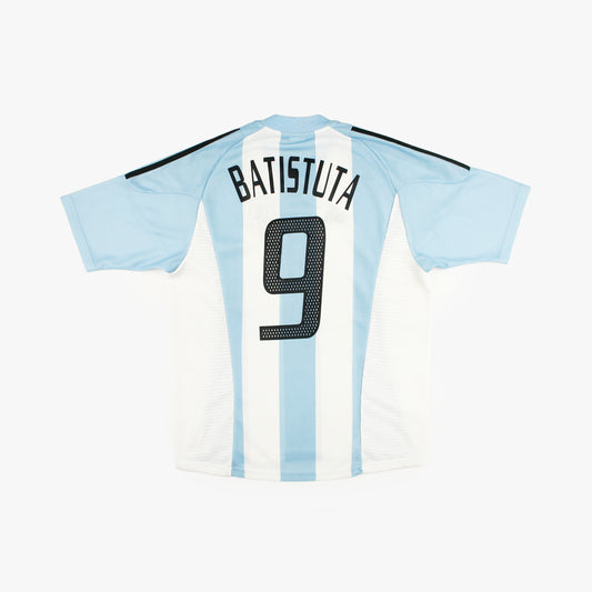 Argentina 02/04 • Camiseta Local • M (L) • Batistuta #9