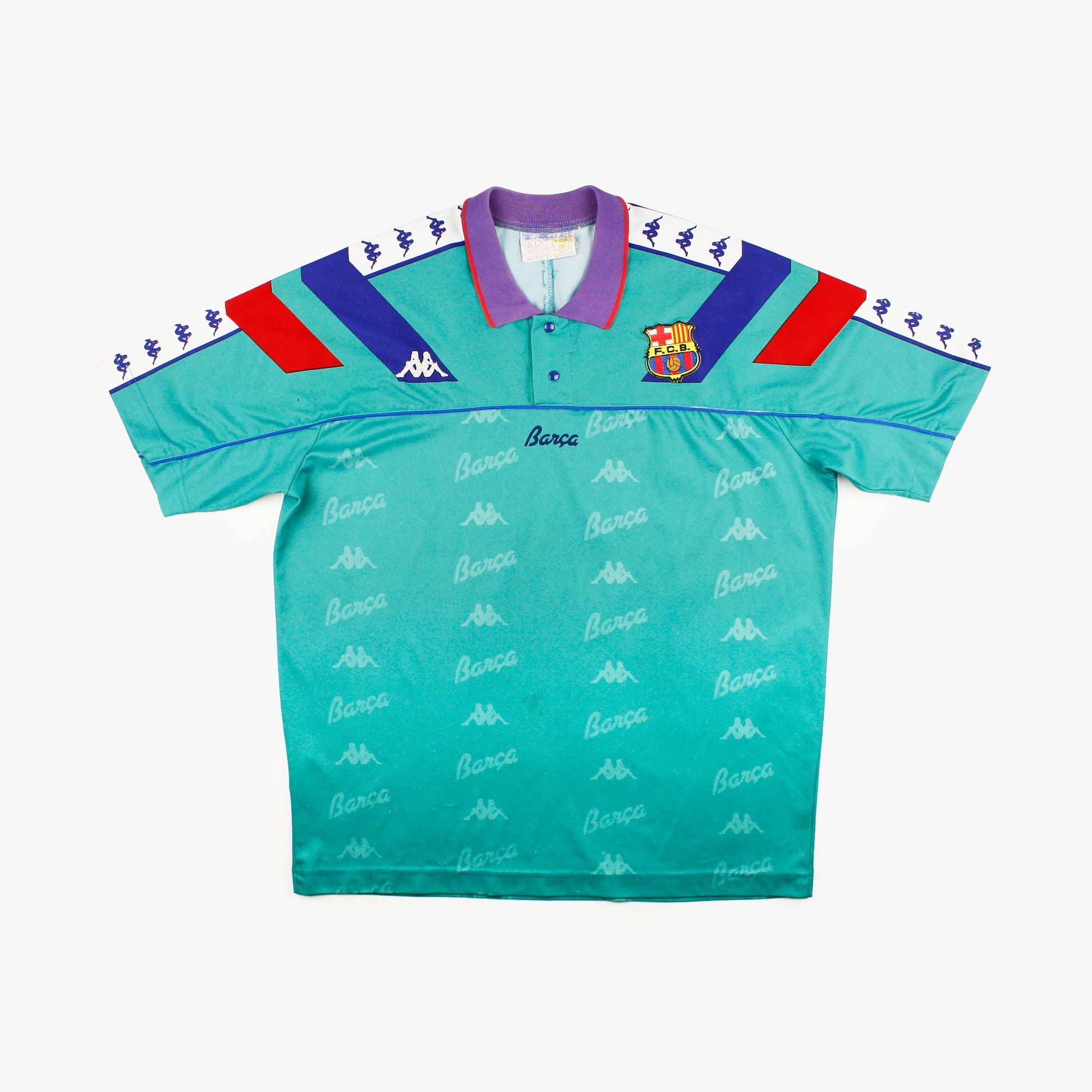 Soccer Jersey Camiseta Barcelona Kappa 1994 1993-94 Barcelona Home
