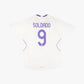 Real Madrid 07/08 • Camiseta Local *Versión Jugador Firmada* • XL • Soldado #9