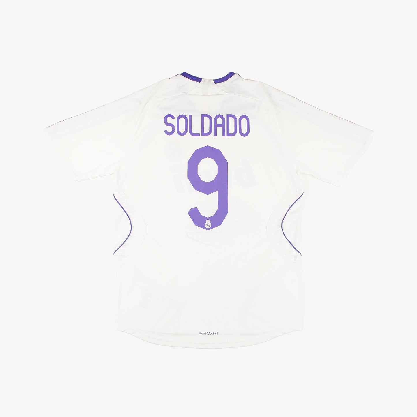 Real Madrid 07/08 • Camiseta Local *Versión Jugador Firmada* • XL • Soldado #9