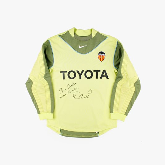 Valencia 03/04 • Camiseta Portero *Firmada* • XS • Cañizares #1