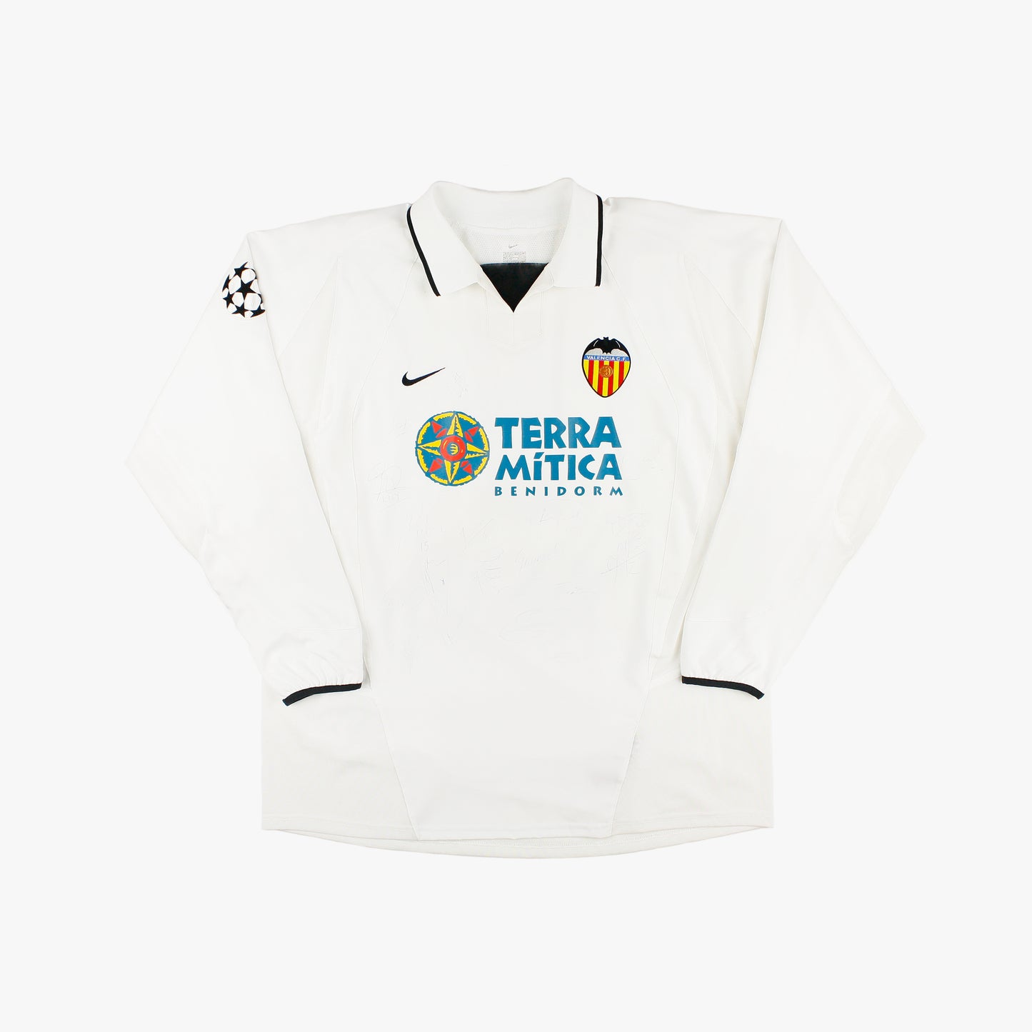 Valencia 02/03 • Camiseta Local *Versión Jugador y Firmada* • XL • Djukic #5