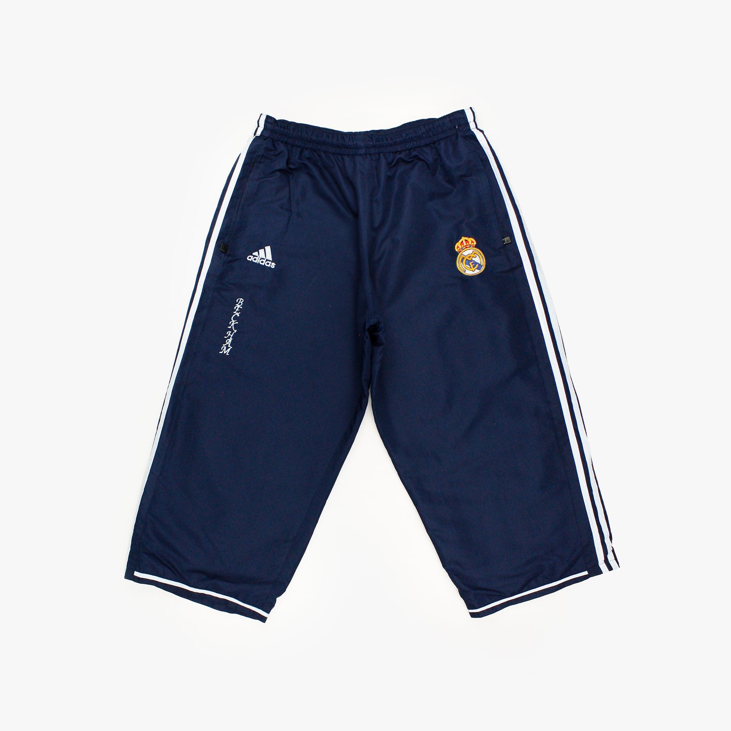 Real Madrid 03/04 • 3/4 Length Trousers • XL • Beckham