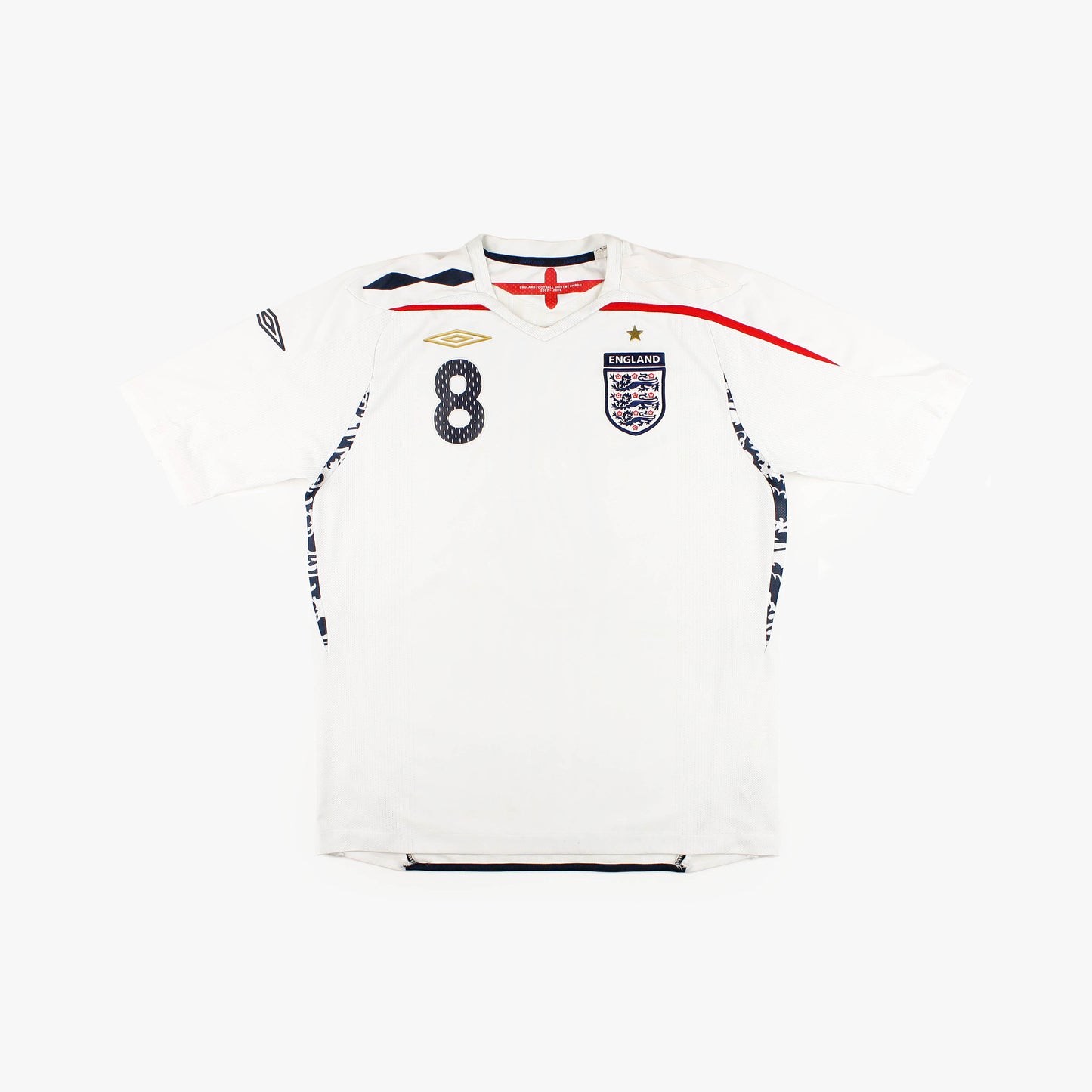 England 07/09 • Home Shirt • L • Lampard #8