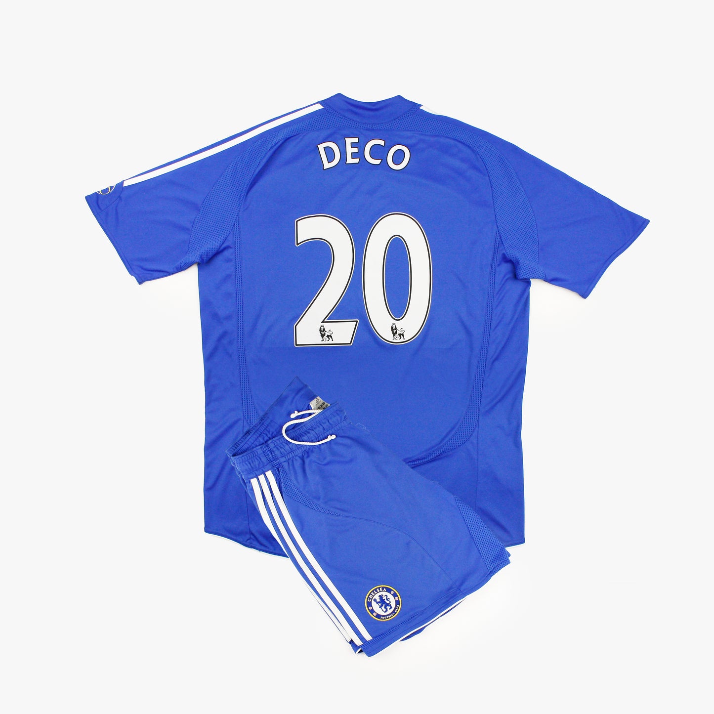 Chelsea 06/08 • Home Shirt + Shorts • L • Deco #20