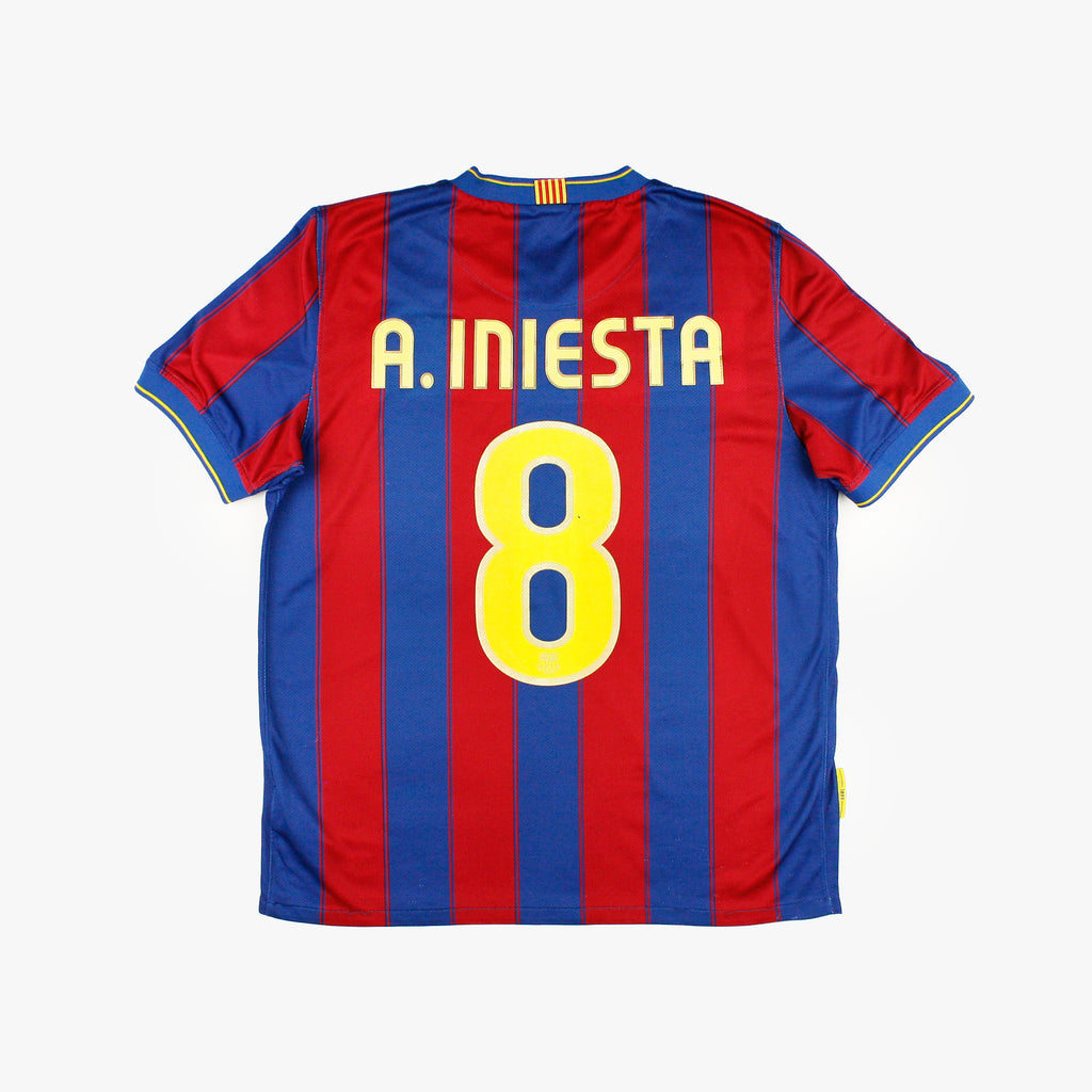 Barcelona 09/10 • Home Shirt • M • A. Iniesta #8 – Real Vintage