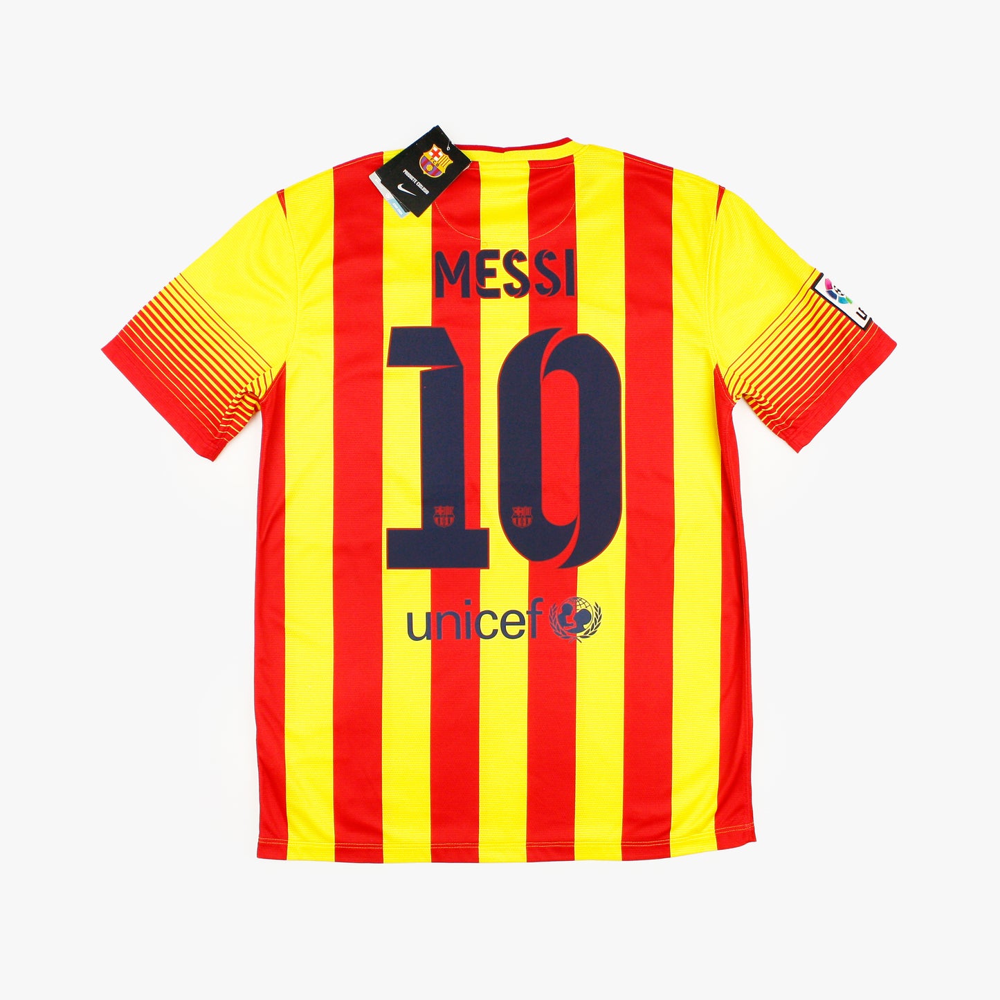 Barcelona 13/14 • **Nueva con Etiquetas** Camiseta Visitante • M • Messi #10