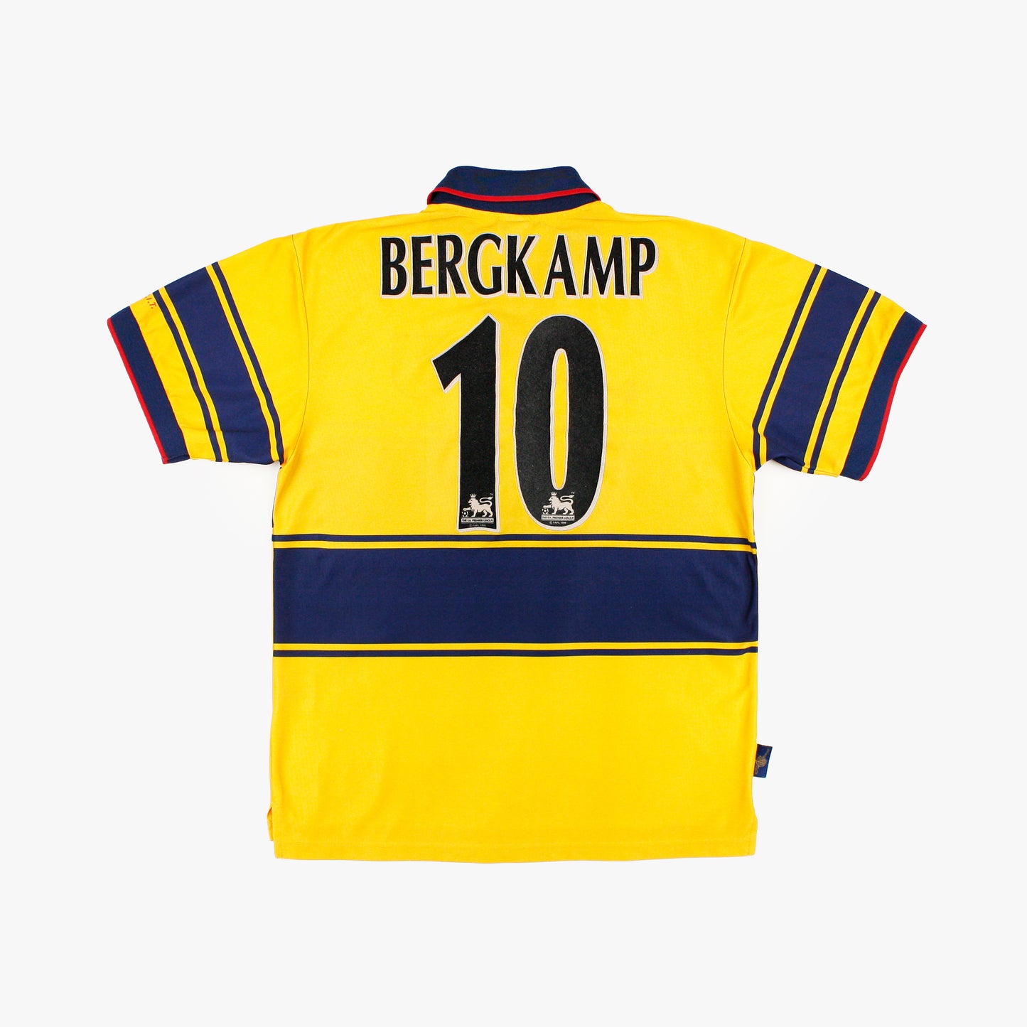 Arsenal 97/99 • Camiseta Visitante • L • Bergkamp #10