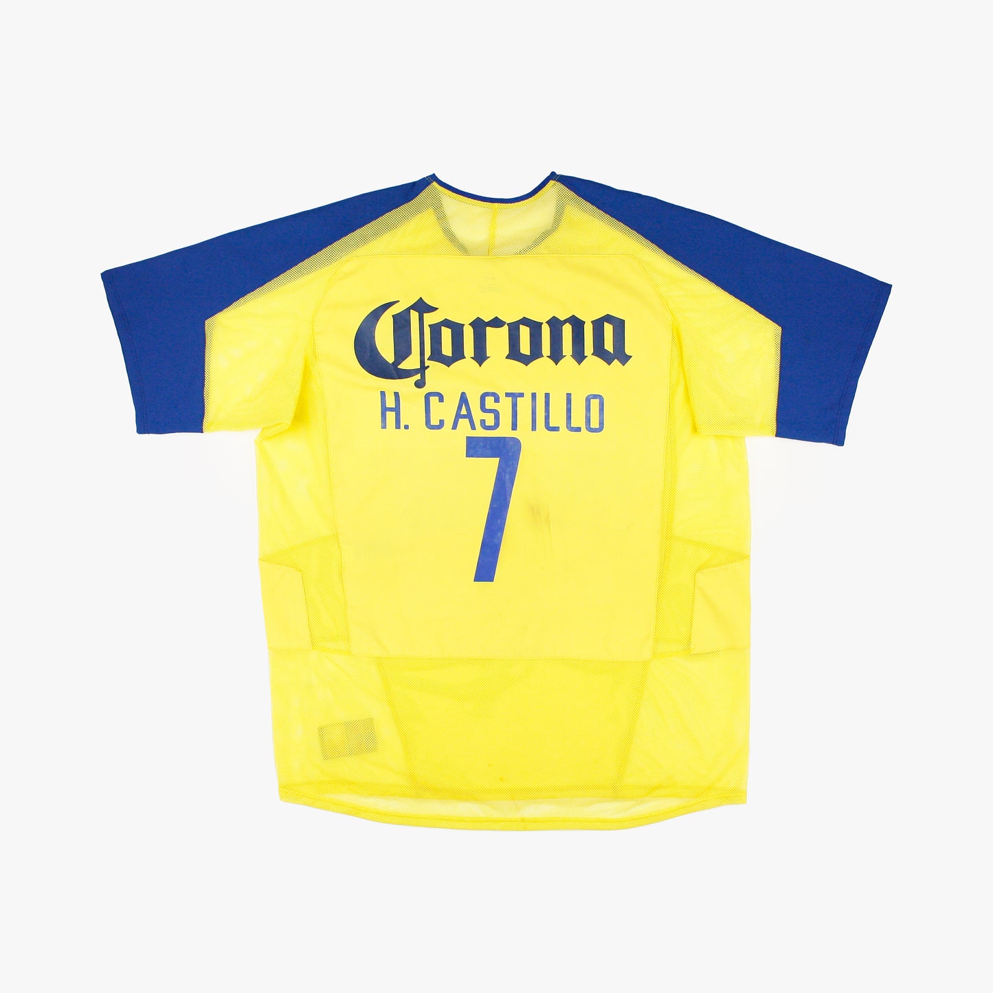 Club América 03/04 • *Match Worn* Camiseta Local • L • H. Castillo #7