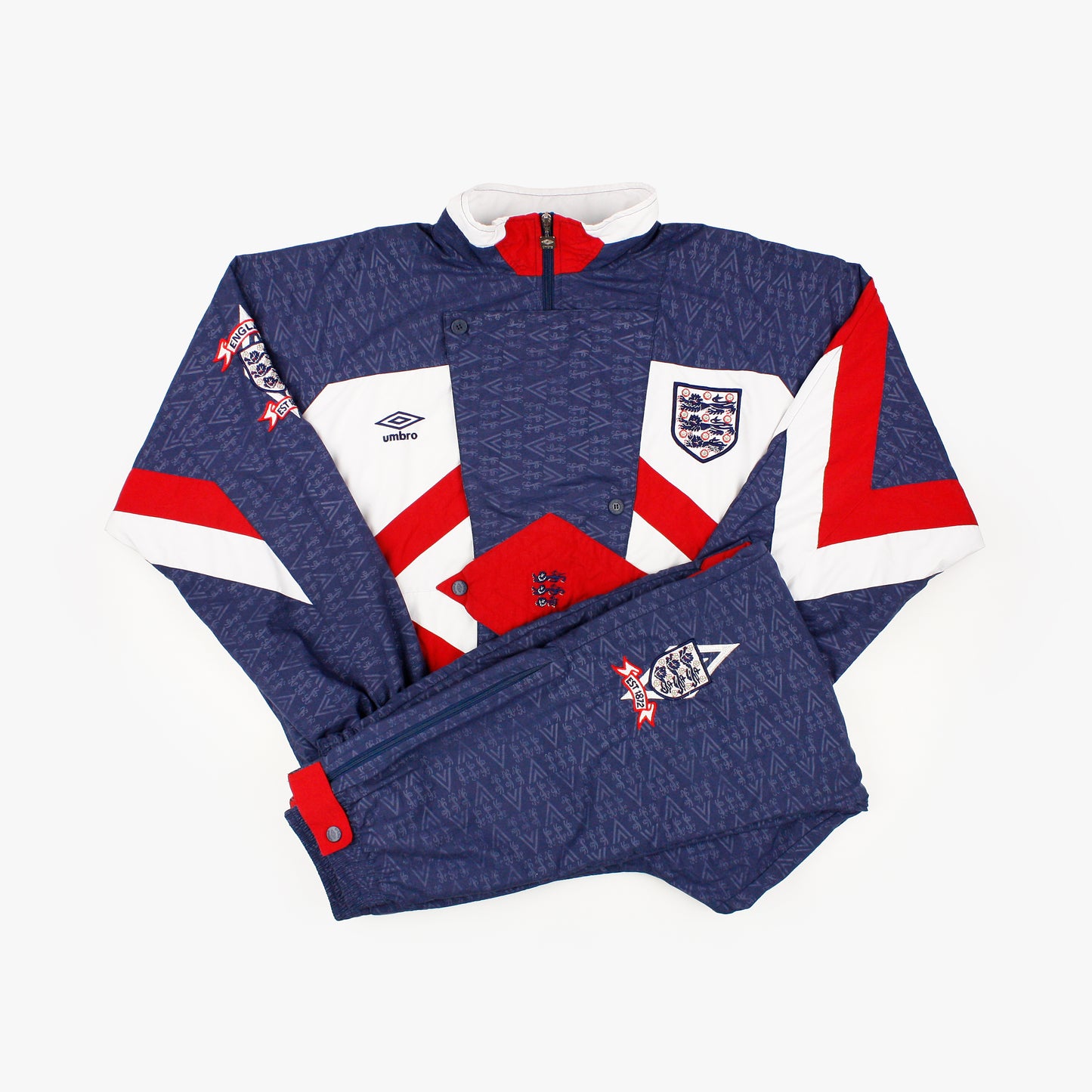 England 90/92 • Full Tracksuit • L