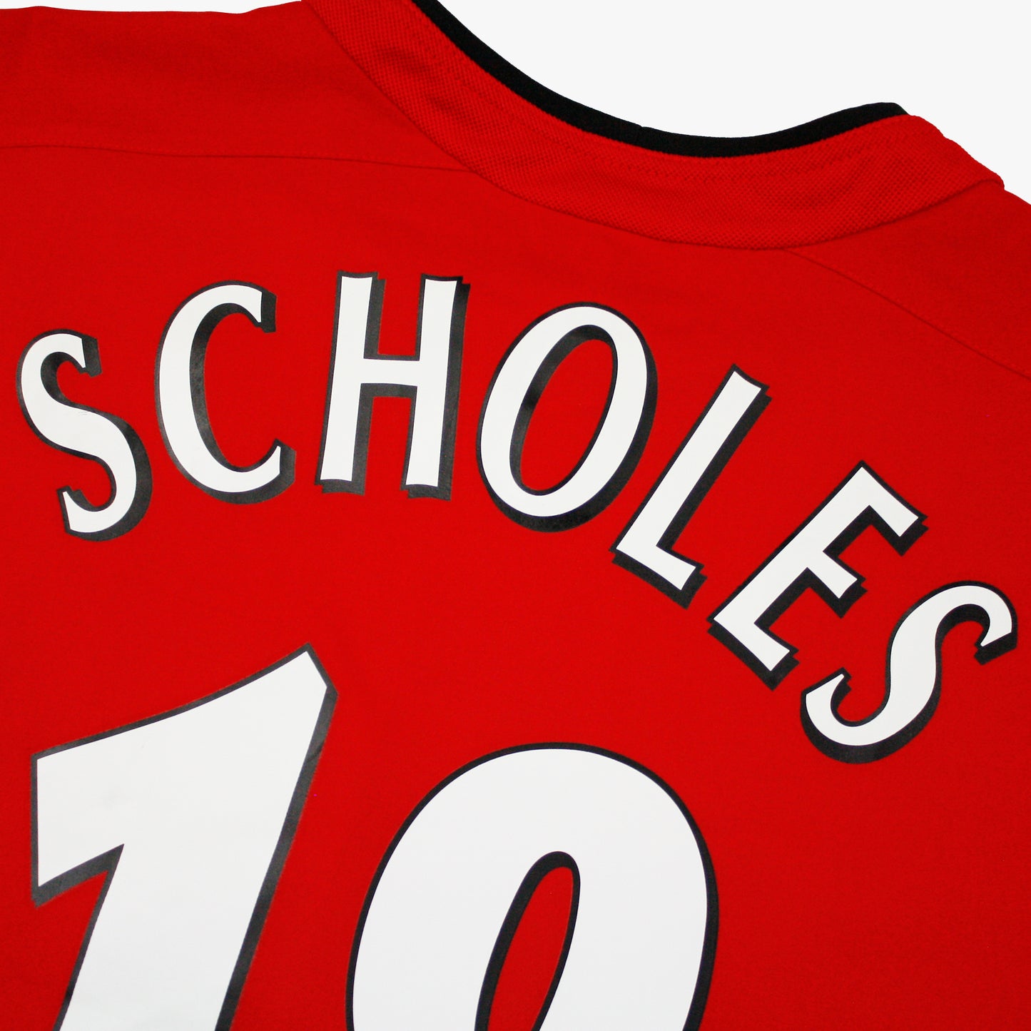 Manchester United 02/04 • Home Shirt • L • Scholes #18