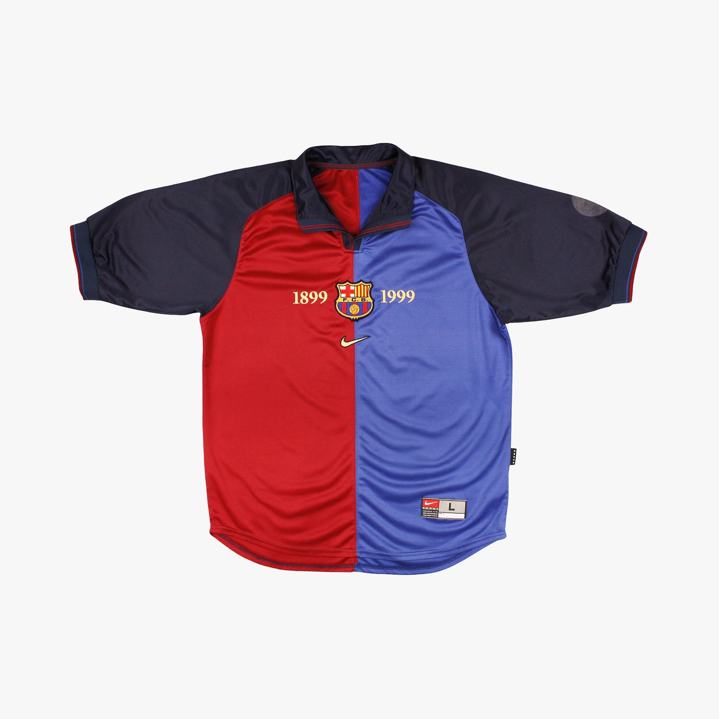 Barcelona 99/00 • Centenary Home Shirt • L