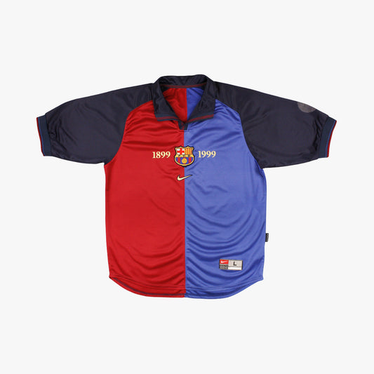 Barcelona 99/00 • Centenary Home Shirt • L