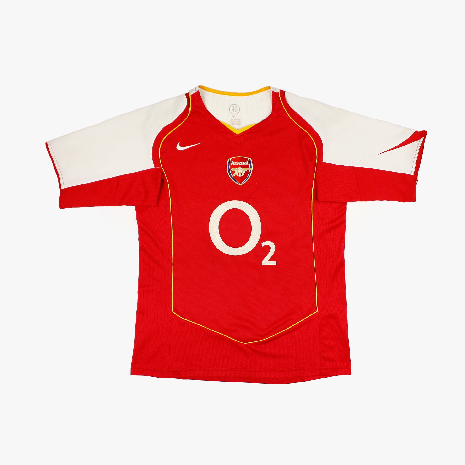 Maillot Arsenal Sans Match Porté Issue Haut Jersey Vintage Camiseta
