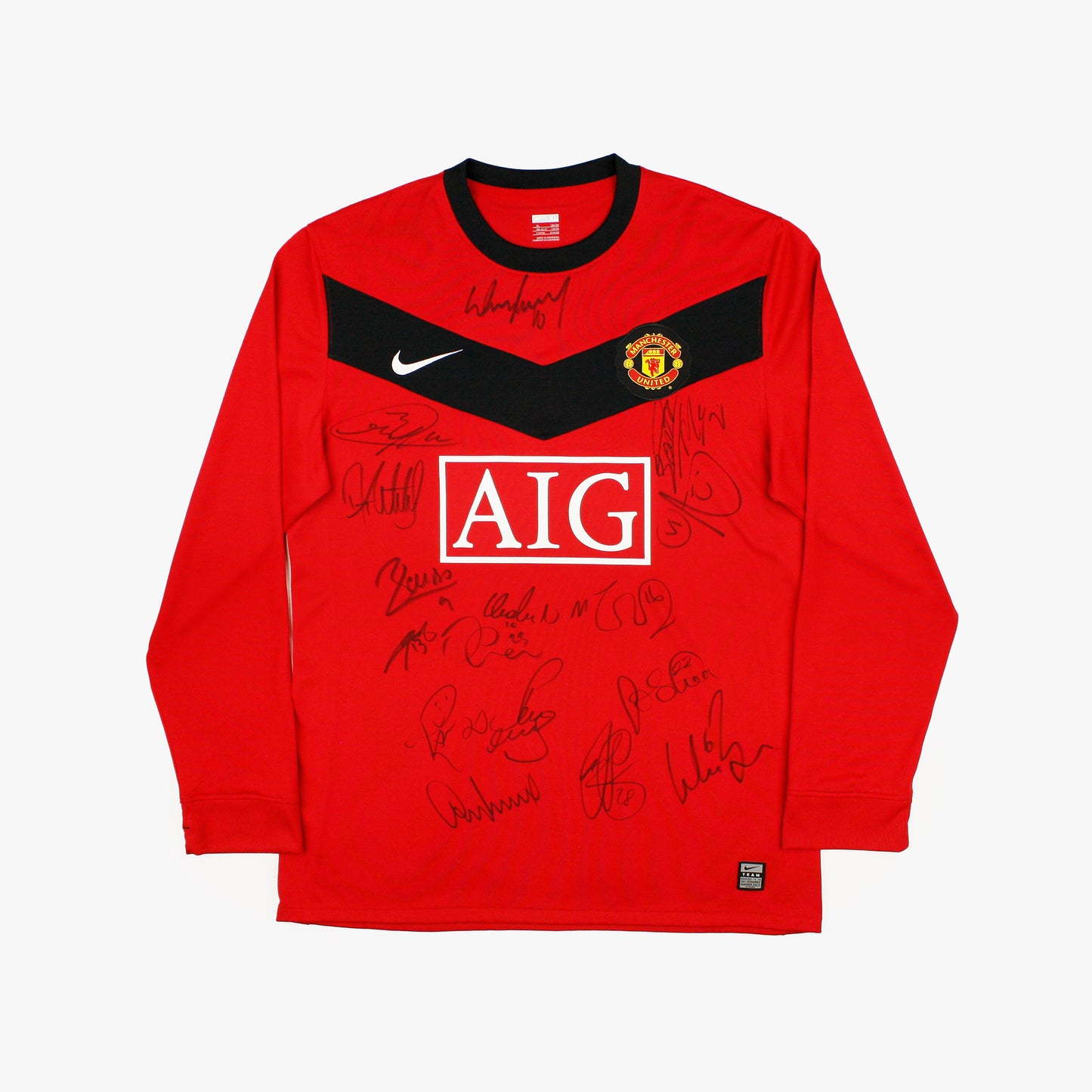 Manchester United 09/10 • Home shirt *Signed & Player Issue* • XL