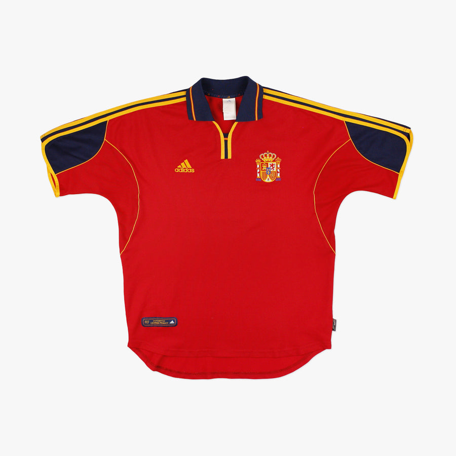 Spain 00/02 • Home Shirt • L
