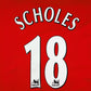 Manchester United 02/04 • Home Shirt • M • Scholes #18