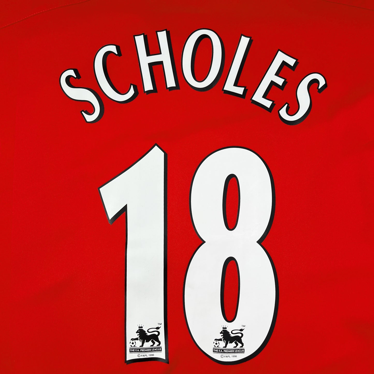 Manchester United 02/04 • Home Shirt • M • Scholes #18