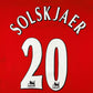 Manchester United 02/04 • Home Shirt • L • Solskjaer #20