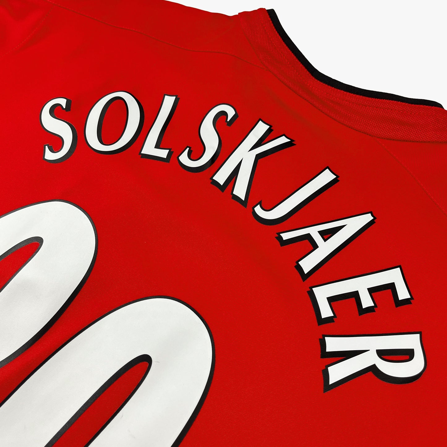 Manchester United 02/04 • Home Shirt • L • Solskjaer #20