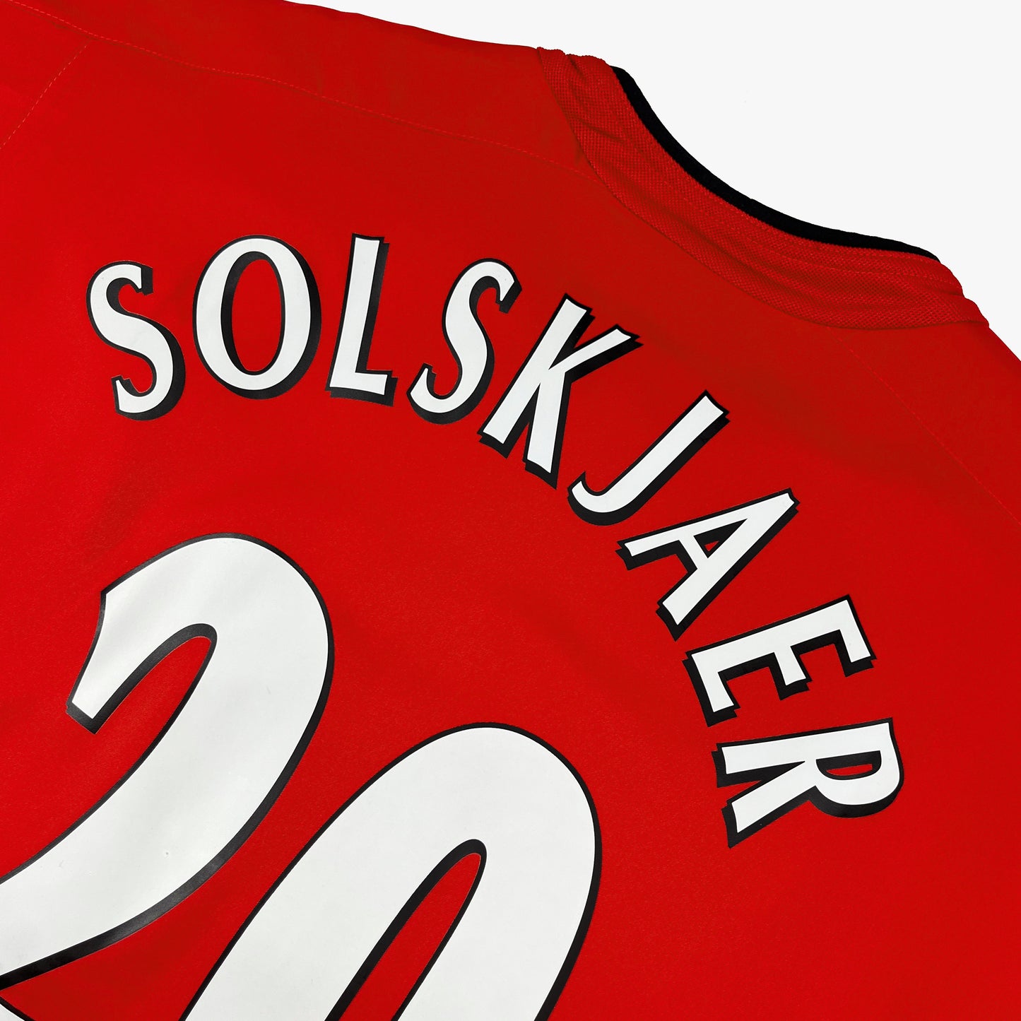 Manchester United 02/04 • Home Shirt • L • Solskjaer #20