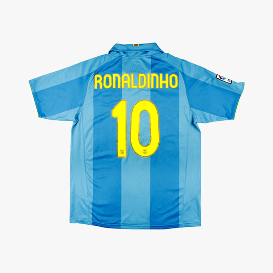 Barcelona 07/08 • Away Shirt • XL • L • Ronaldinho #10