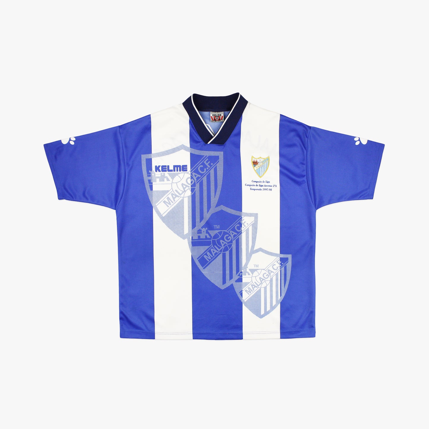 Málaga 97/98 • Camiseta Local *Especial Campeón Liga* • L
