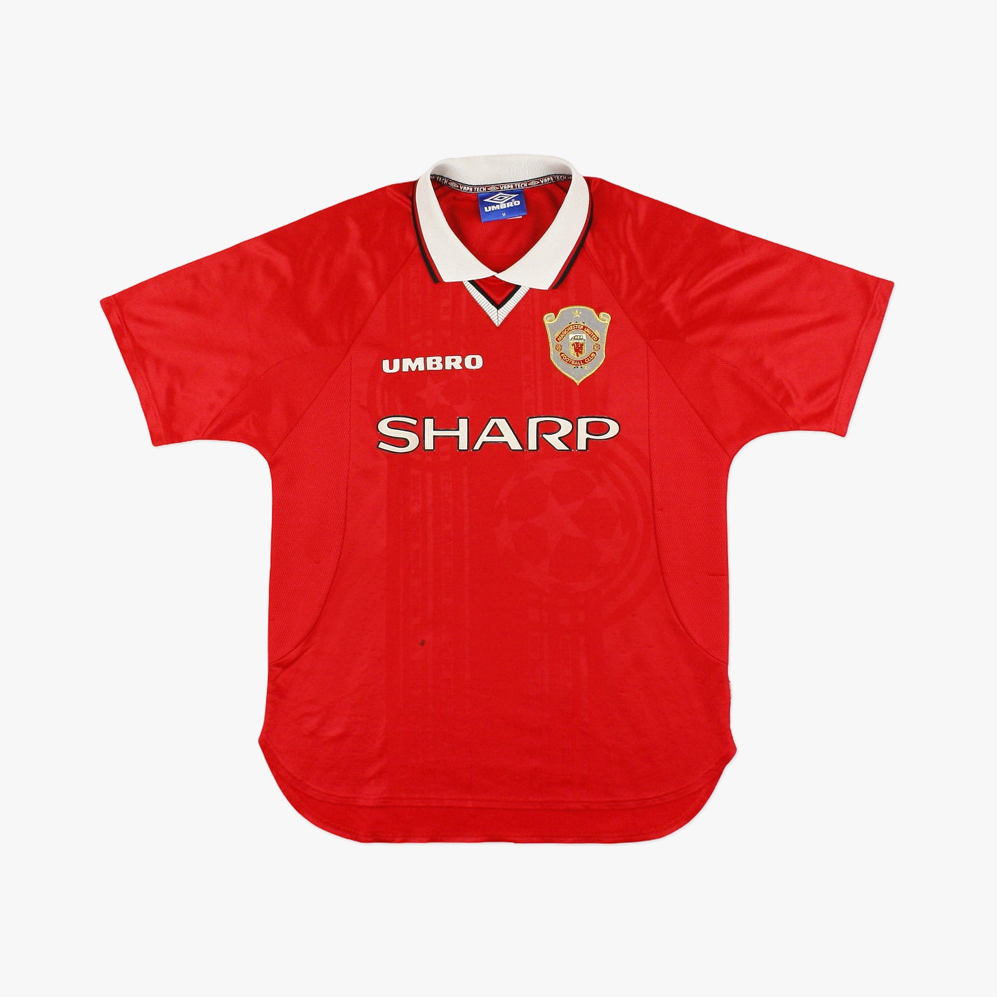 Manchester United 97/98 • Home Shirt *Champions League Version* • M