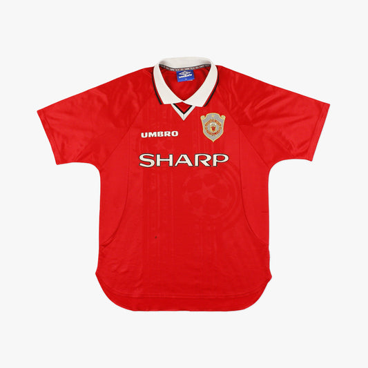 Manchester United 97/98 • Camiseta Local *Versión Champions* • M