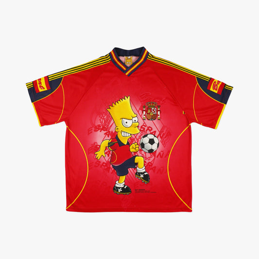 España 98/00 • Camiseta Bart Simpson • L