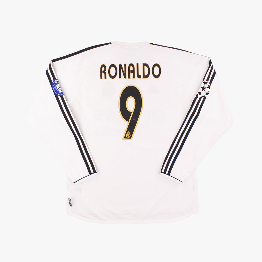 Real Madrid 03/04 • Camiseta Local • M • Ronaldo #9