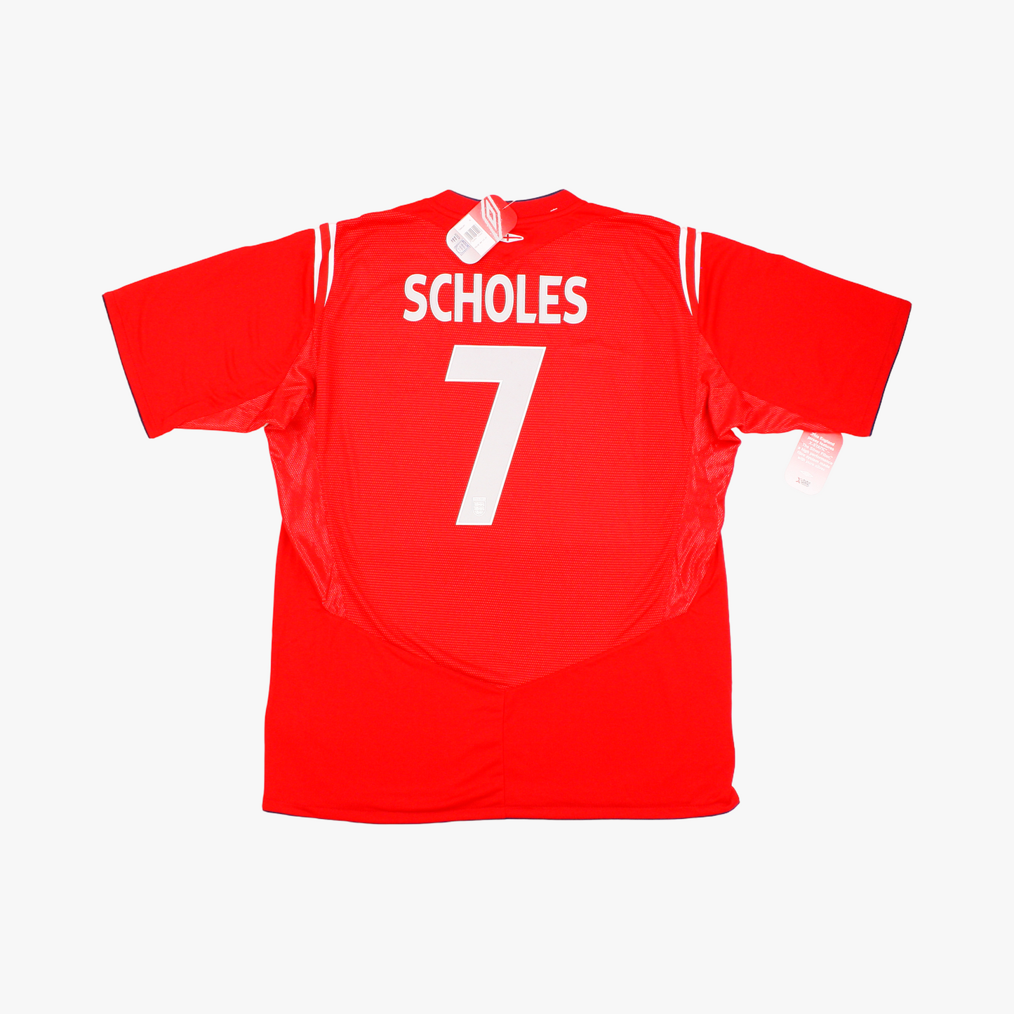 Inglaterra 04/06 • Camiseta Visitante *Nueva con Etiquetas* • XL • Scholes #7