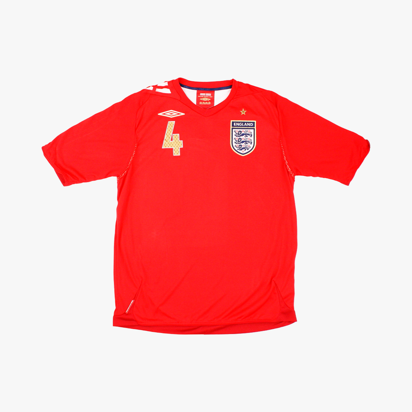 England 06/08 • Away Shirt • L • Gerrard #4