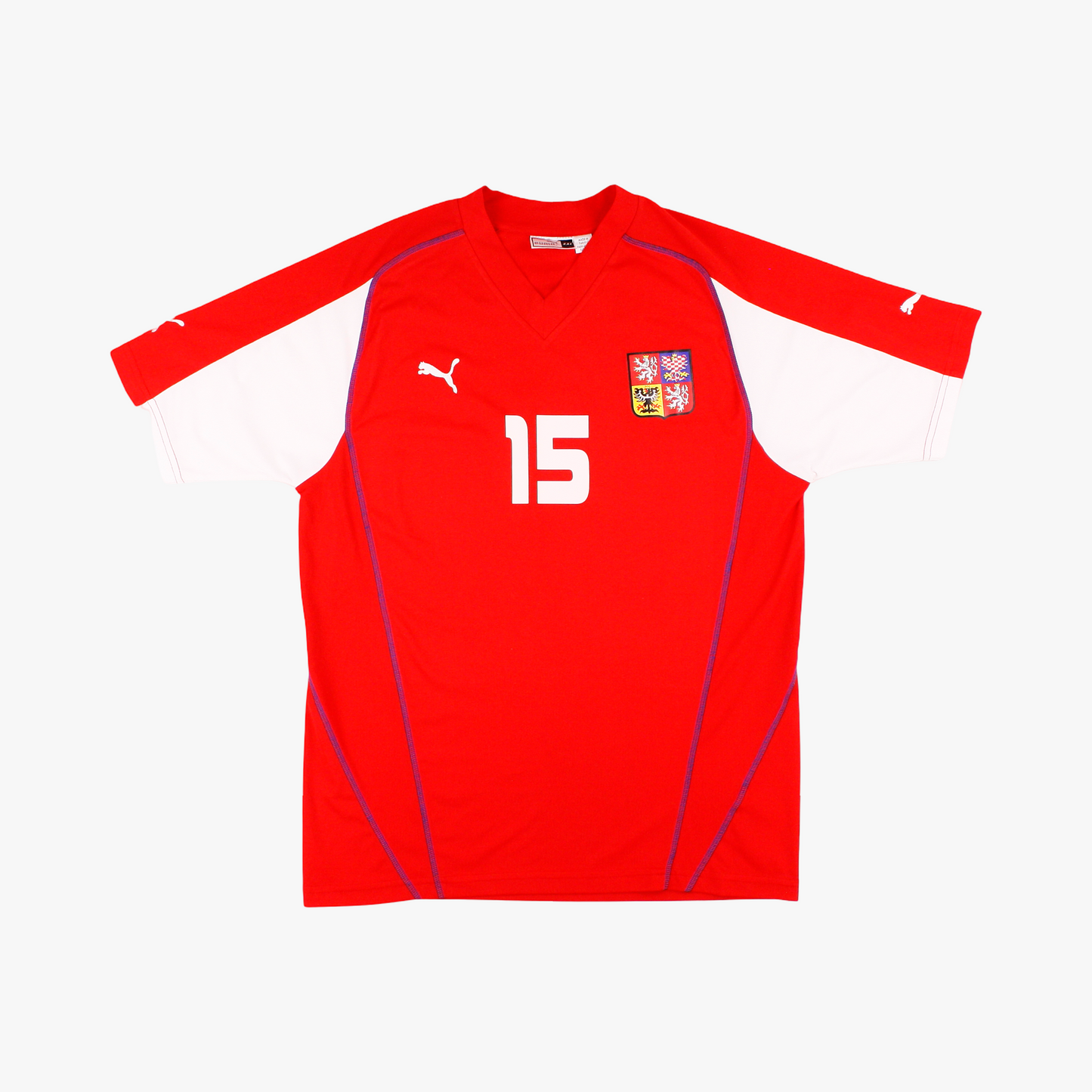 Czech Republic 04/06 • Home Shirt • XXL • Baroš #15