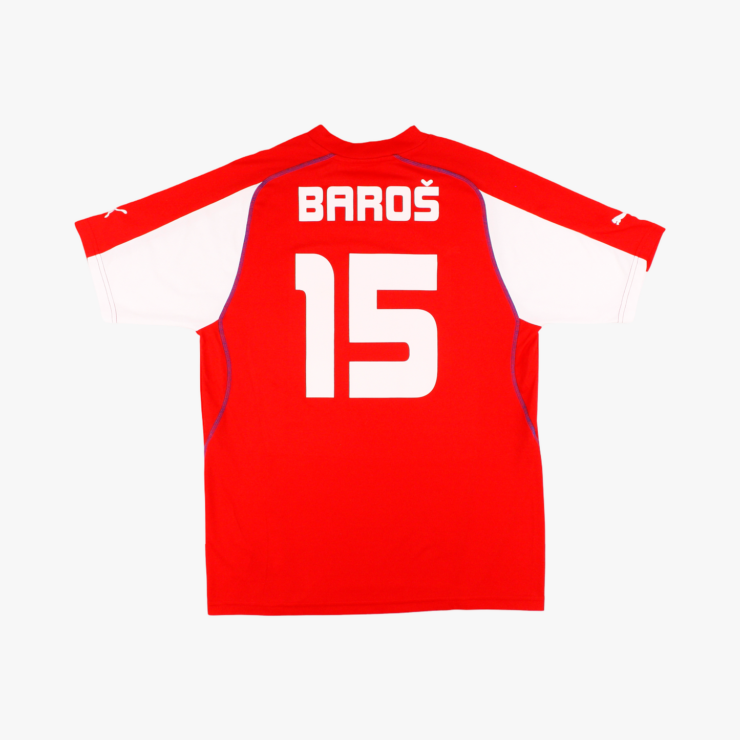Czech Republic 04/06 • Home Shirt • XXL • Baroš #15